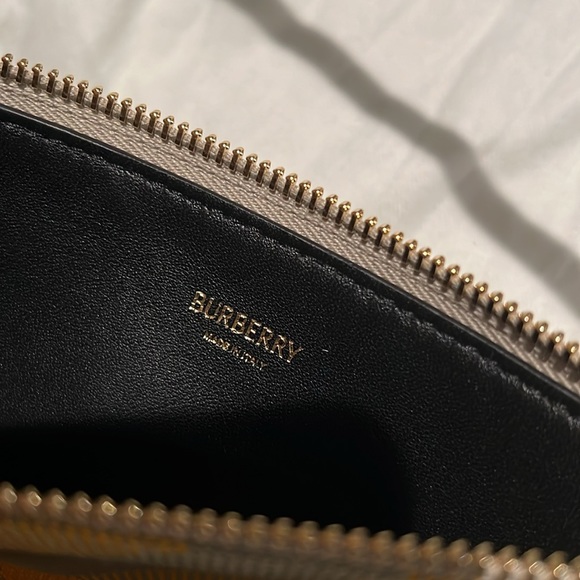 New BURBERRY Mini Shield Check Sling Shoulder Bag, Hunter Ip Check, New w/Tag - Picture 12 of 16